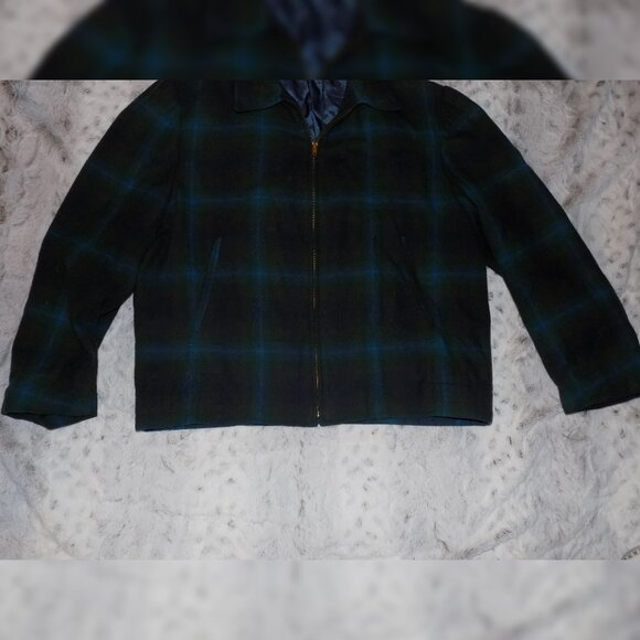 Pendleton 100% Virgin Wool Plaid Jacket - Picture 4 of 15